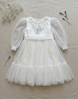Embroidered Tulle Dress