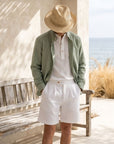 White Linen Short