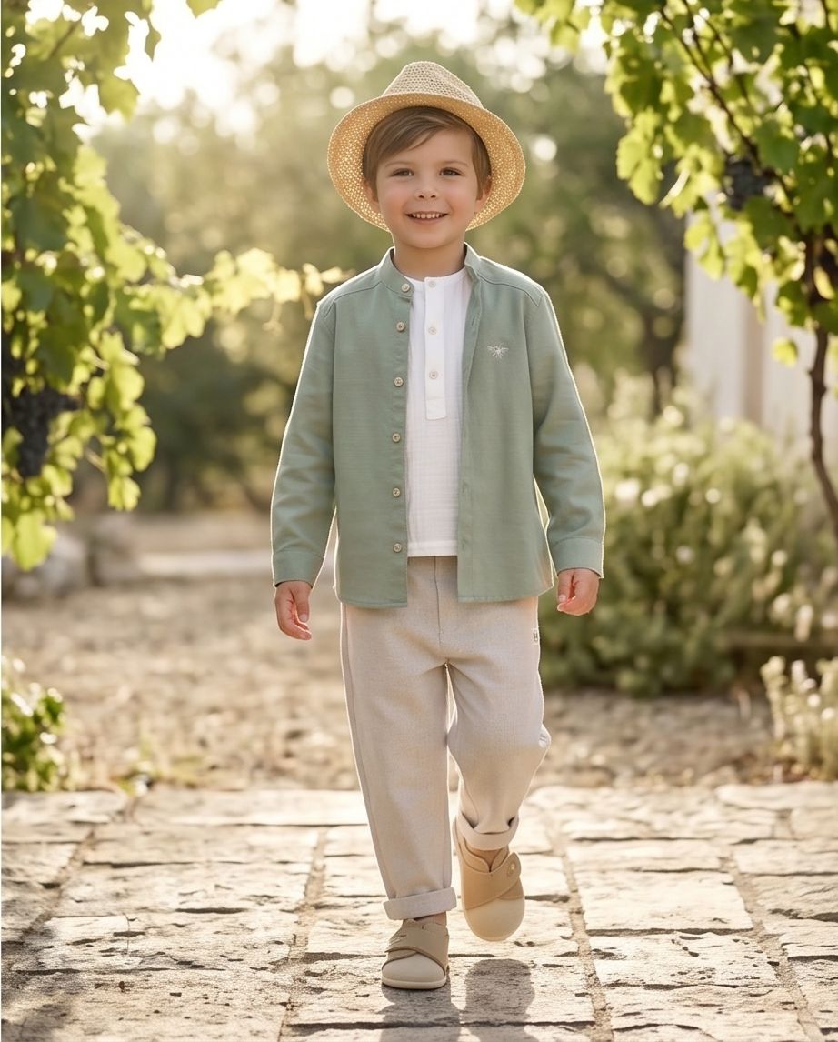 Sage Linen Shirt