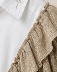 Golden Ruffle Coordinated Set