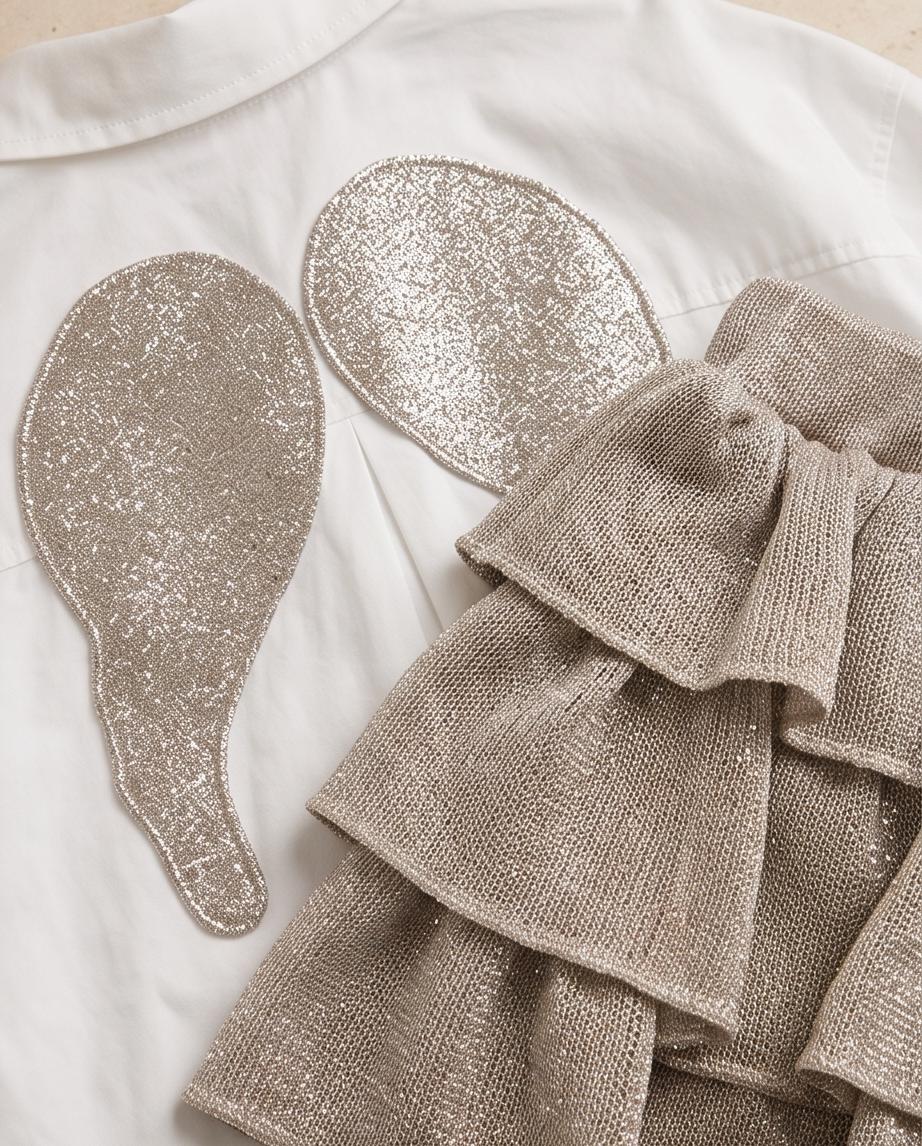 Golden Ruffle Coordinated Set