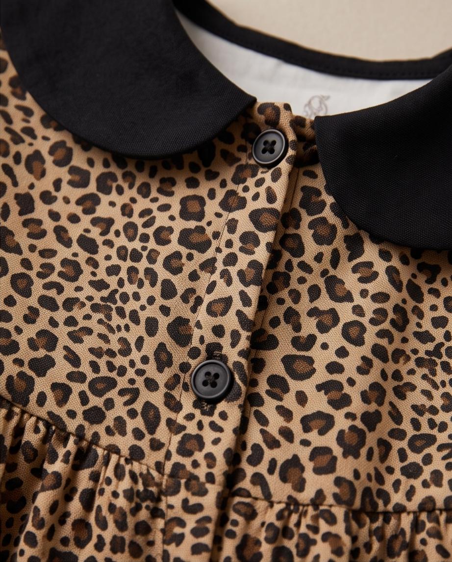 Wild Leopard Peter Pan Dress