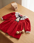 Velvet Holiday Bear Dress
