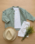 White Linen Short