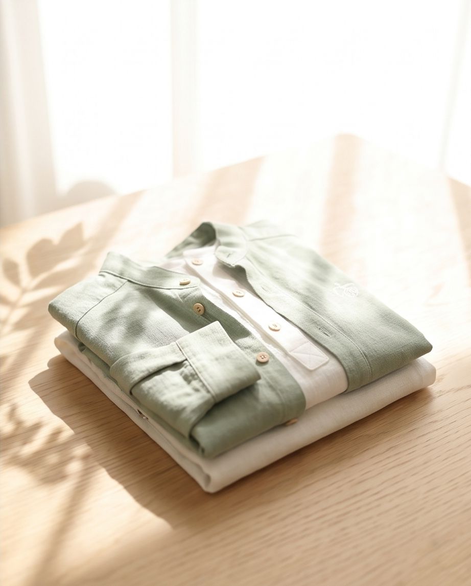 Ivory Round-Neck Shirt