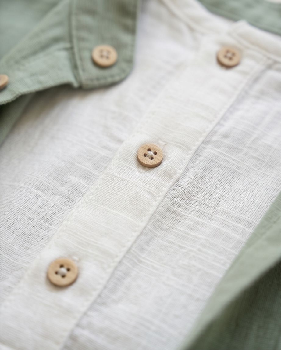 Ivory Round-Neck Shirt