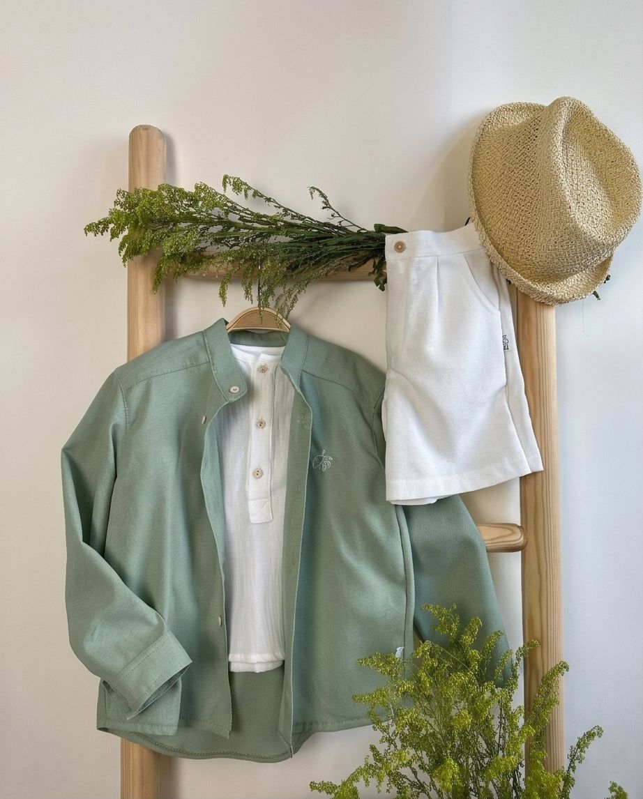Sage Linen Shirt