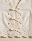 First Communion Embroidered Linen Set