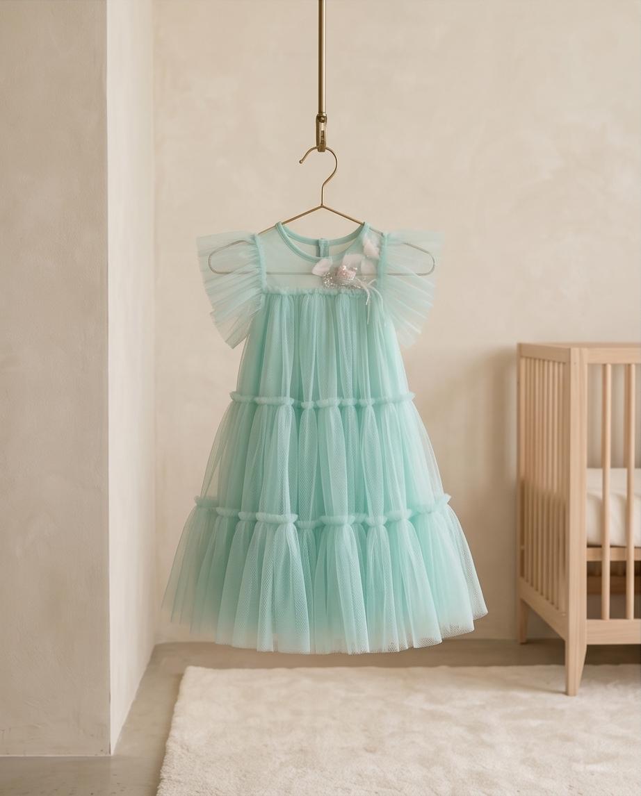 Beaded Feather Bird Dress