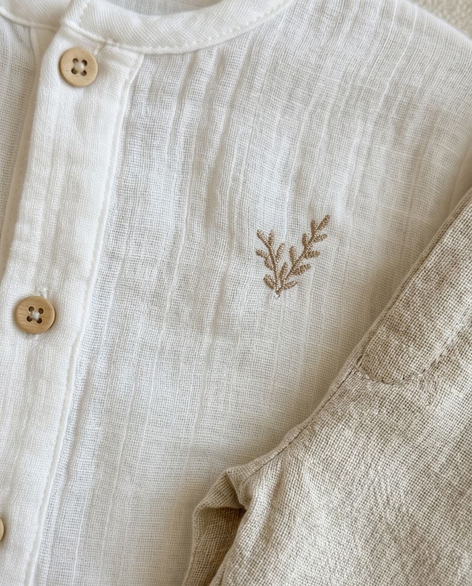 Ivory Round-Neck Shirt