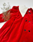 Royal British guardsman Red Velvet dress