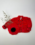 Royal British guardsman Red Velvet jacket