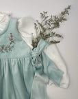 Minty Green - French Velvet Dress